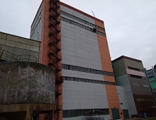 Покраска производственного здания (высота 53 м.)